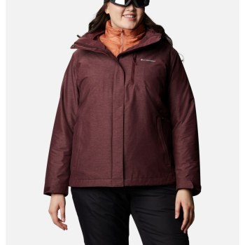 Columbia Ženske Jakne - Whirlibird IV Interchange Plus Size Bordo | QMHK-06217